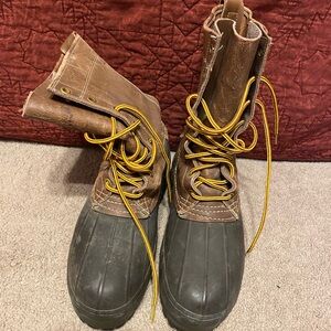 LL Bean Boots Size 6N Duck Rain Outdoor Made In USA